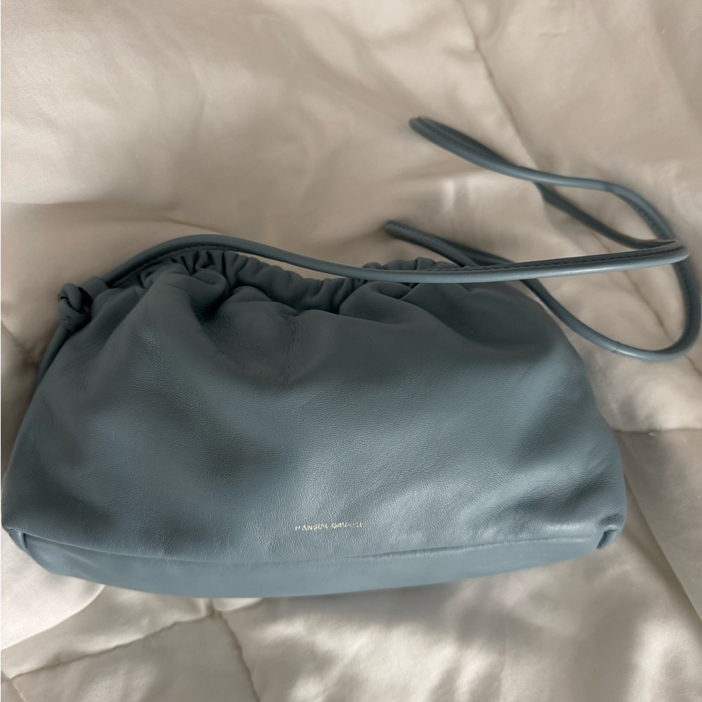 Mansur Gavriel Mini Cloud Clutch Leather Crossbody Bag Purse
